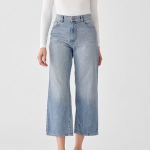 DL1961 Hepburn High Rise Wide Leg Jean
